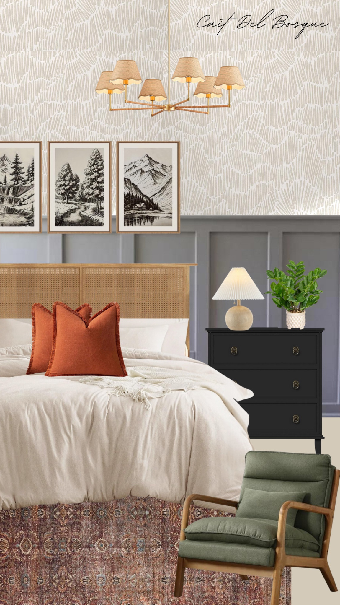 Modern Boho Bedroom ✨

The perfect combination of modern + earthy elements! 

Home, bedroom, amazon, Amazon home, rattan bed, wall art, black nightstand, area rug, pleated lamp, wallpaper, duvet, duvet insert, throw pillows, mid century modern accent chair

#LTKFindsUnder50 #LTKHome