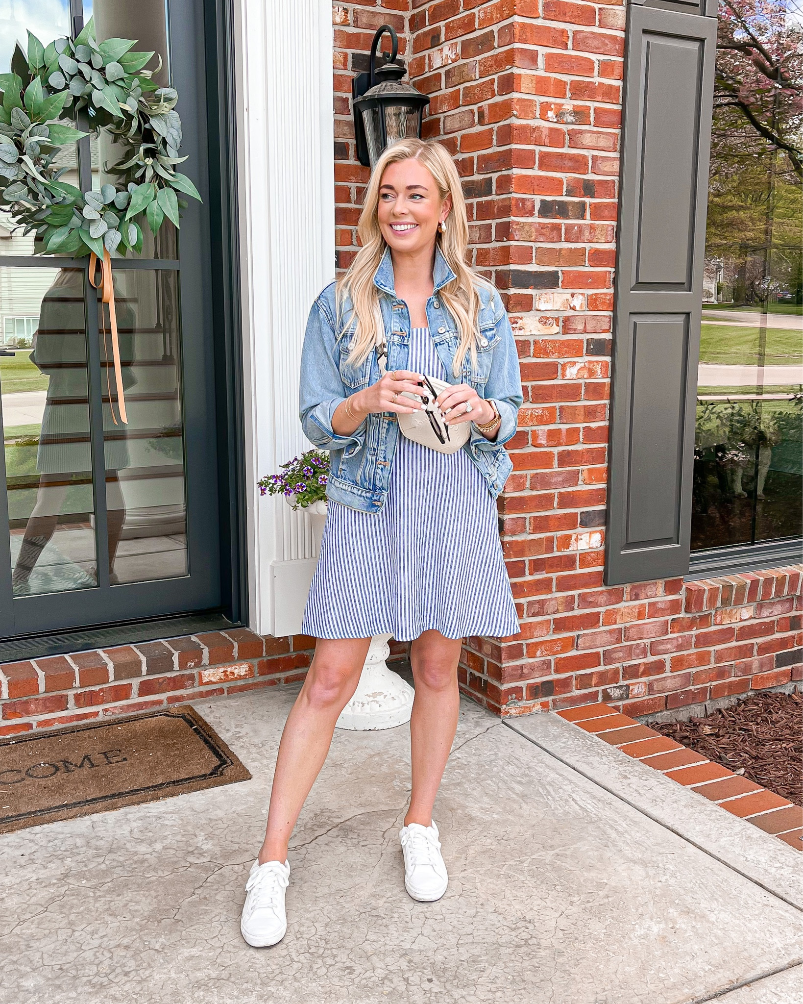 Wearing a small in dress & denim jacket (both fit tts)

Summer dress, spring dress, dress, Mother’s Day, vacation outfit 

#LTKSeasonal #LTKFind #LTKsalealert