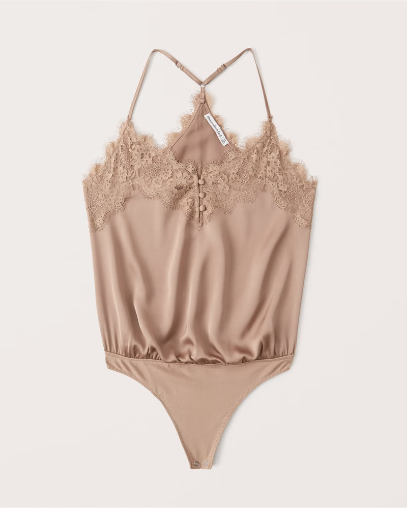 Lace Cami Bodysuit | Abercrombie & Fitch (US)