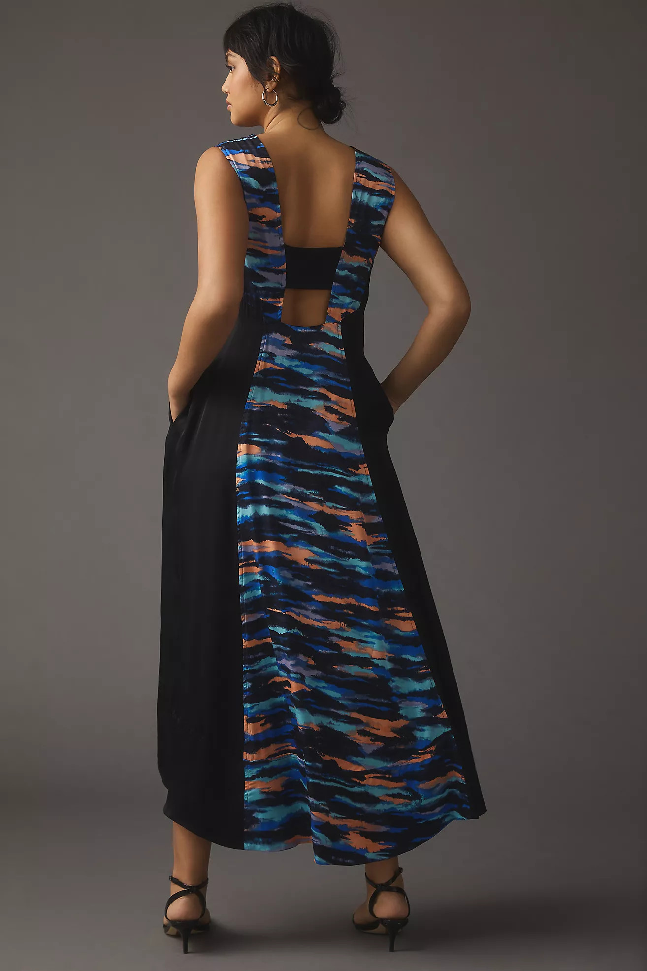 Maeve V-Neck Maxi Dress | Anthropologie (US)