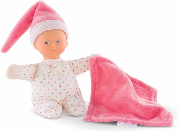 Corolle mon doudou Minireve Pink Heart Toy Baby Doll | Amazon (US)