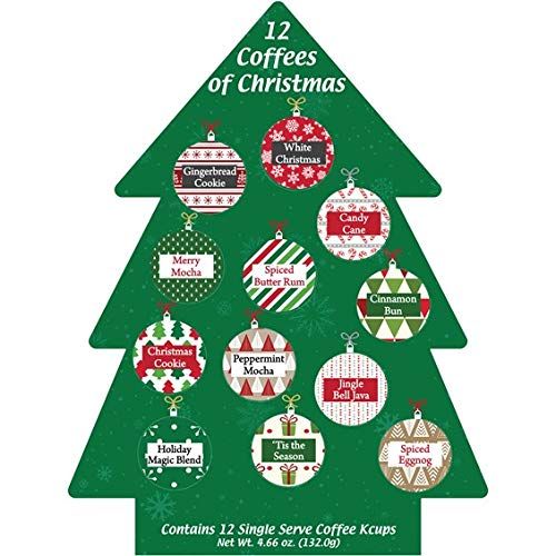 Christmas Coffee Gift 12 Single Serve Keurig Compatible K CUPS Coffee Pods Advent Calendar For Ad... | Amazon (US)