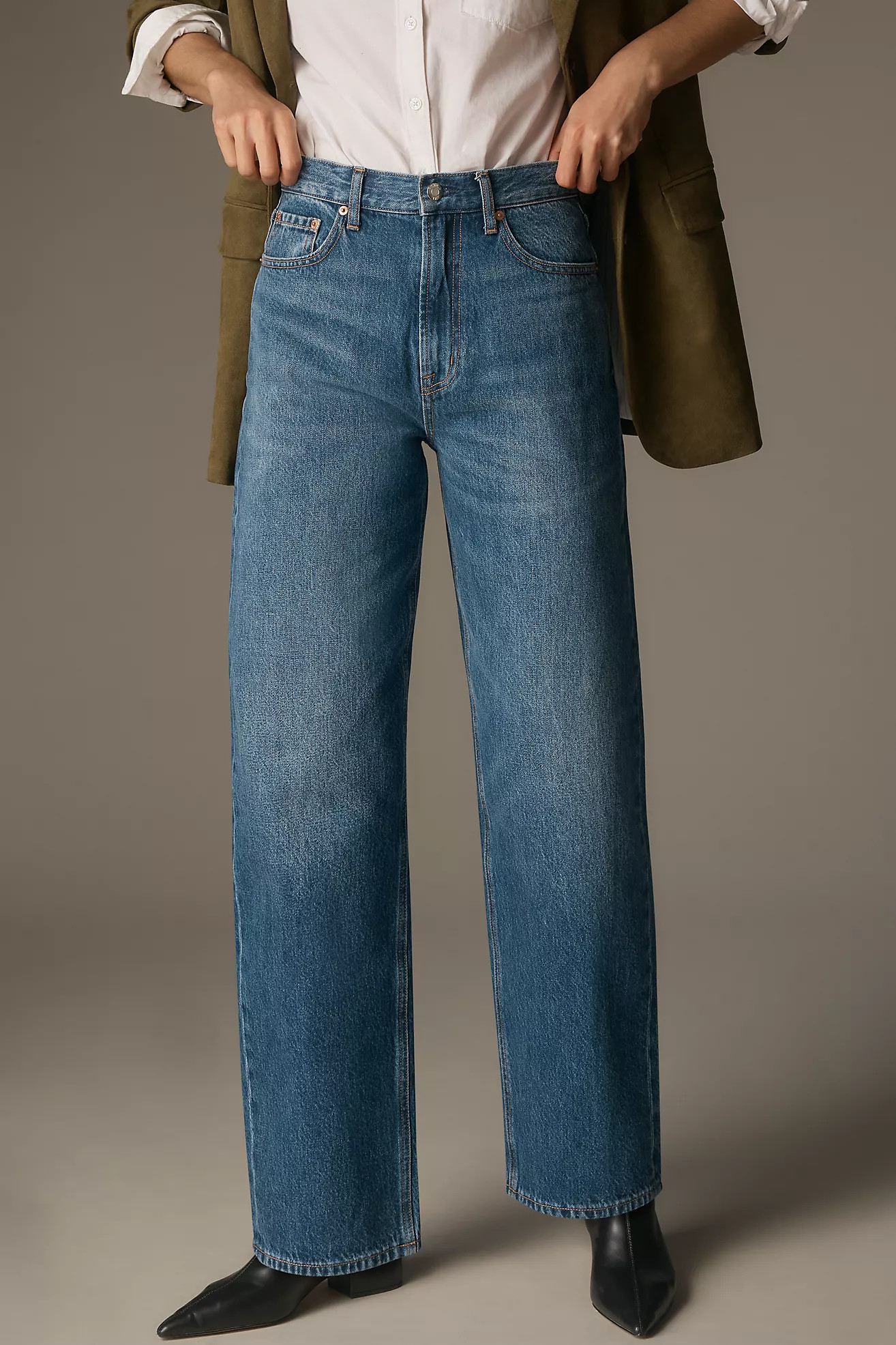 Pistola Wes High-Rise Tapered Jeans | Anthropologie (US)