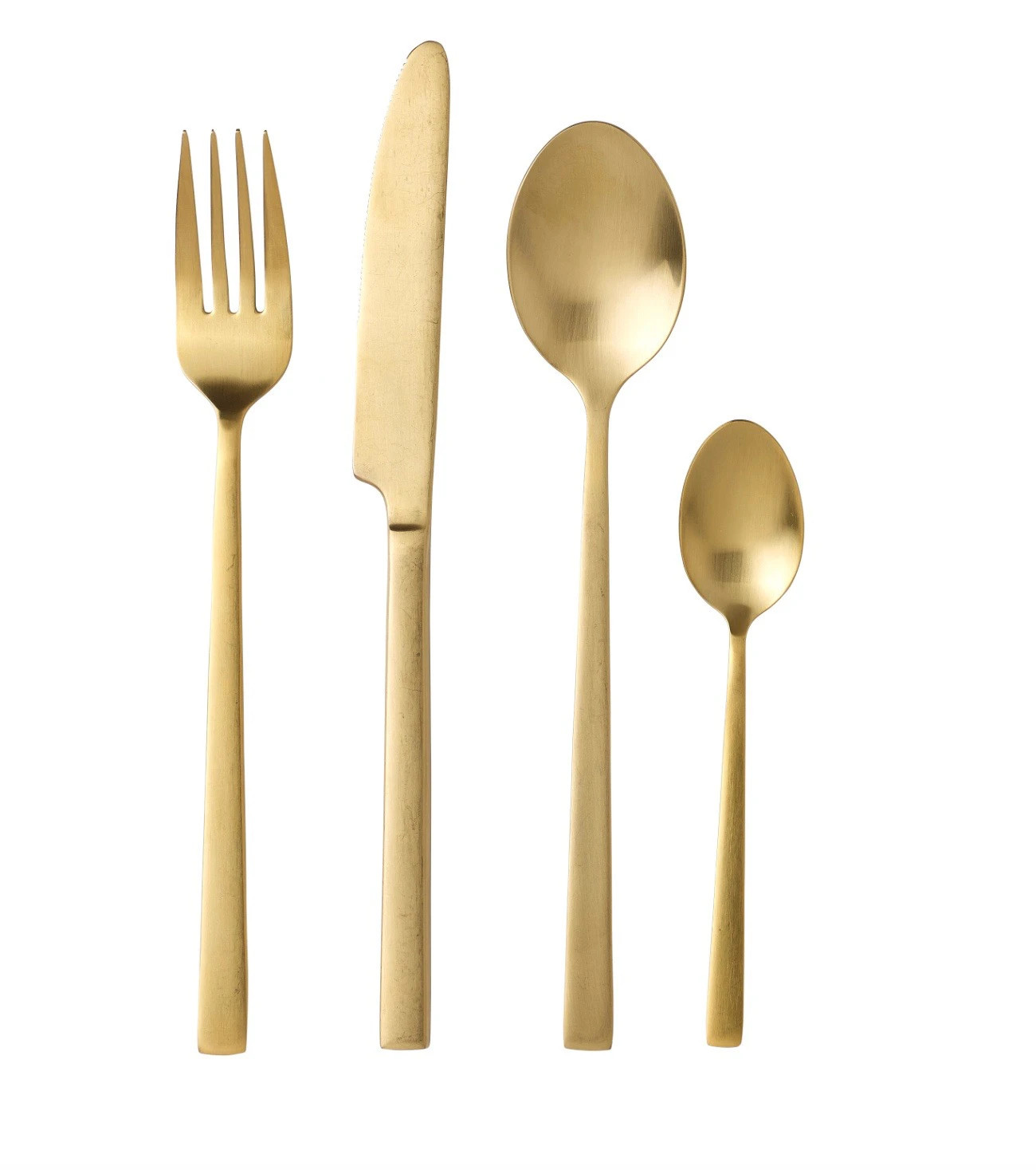16 pcs Gold Or Black Cutlery | Trouva (Global)