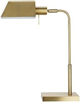 Catalina 22788-001 Mid-Century Modern Adjustable Metal Pharmacy Table Lamp, 20", Plated Antique Bras | Amazon (US)