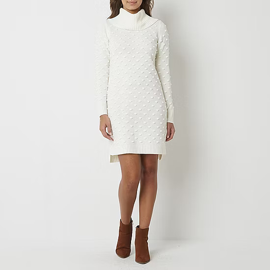new!Jessica Howard Long Sleeve Sweater Dress | JCPenney