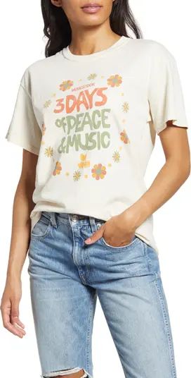 Vinyl Icons Women's Woodstock Graphic Boyfriend Tee | Nordstrom | Nordstrom