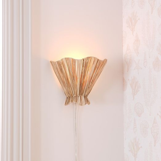 Kids Josie Raffia Sconce | West Elm (US)