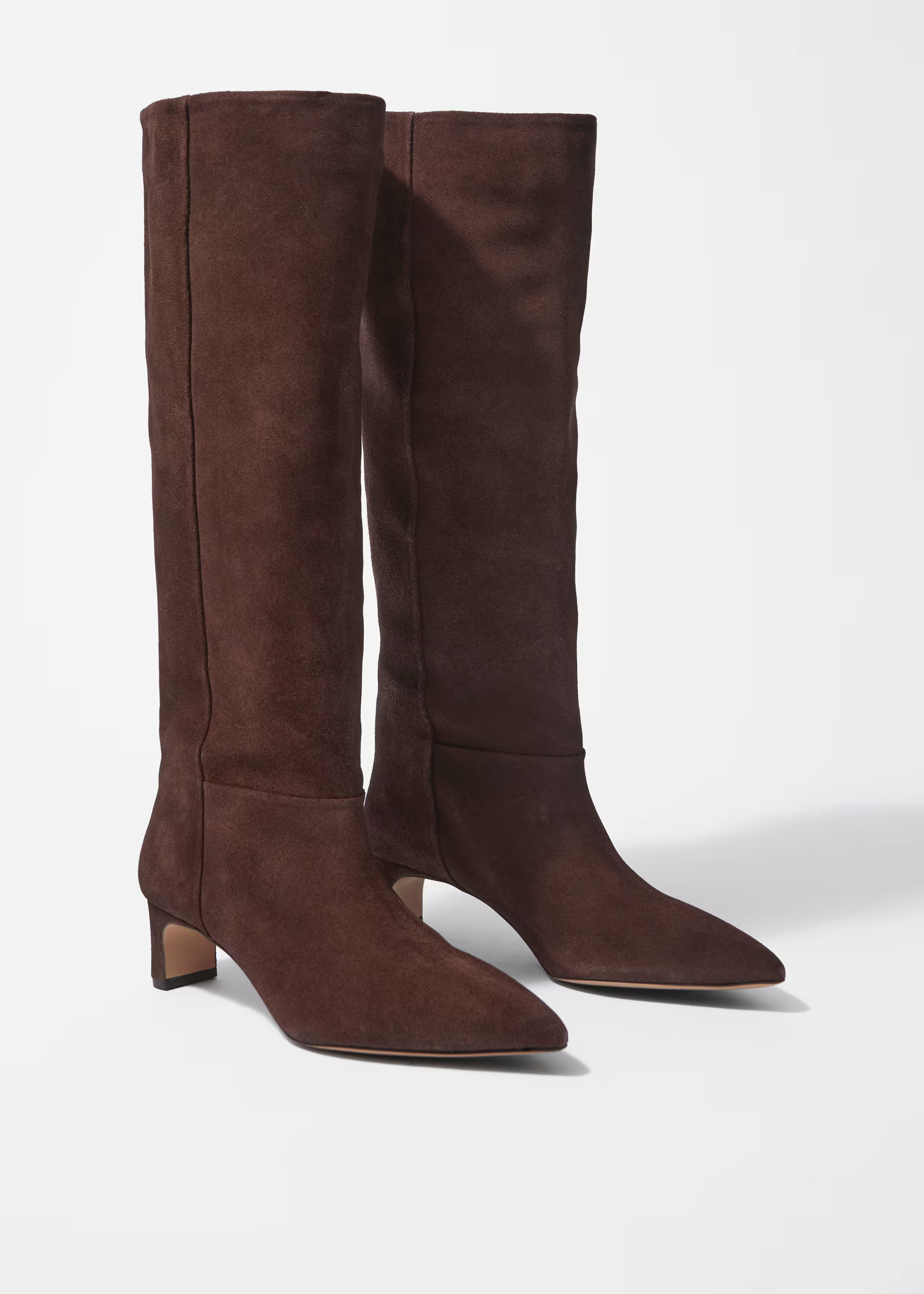 Pointed-Toe Knee-High Boots - Brown - & Other Stories GB | & Other Stories UK