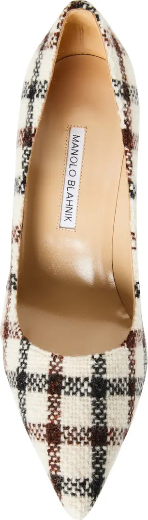 Manolo Blahnik BB Pointed Toe Tweed Pump (Women) | Nordstrom | Nordstrom
