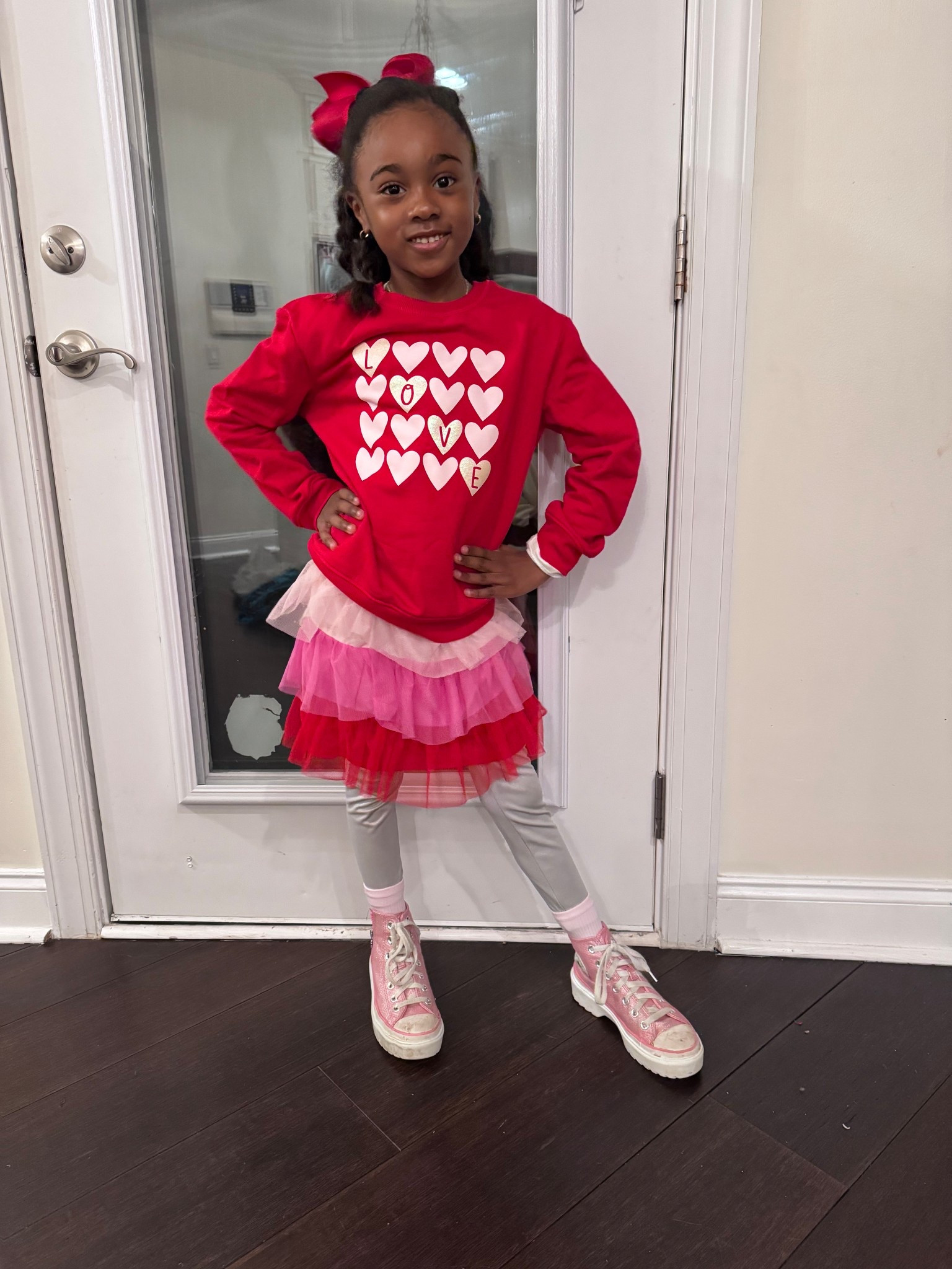 Baby girl’s look for school today! @walmart #walmart

#LTKootd #LTKValentine #LTKKids