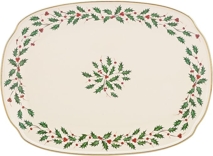 Lenox Holiday 15" Oblong Serving Platter | Amazon (US)