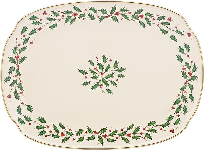 Lenox Holiday 15" Oblong Serving Platter | Amazon (US)