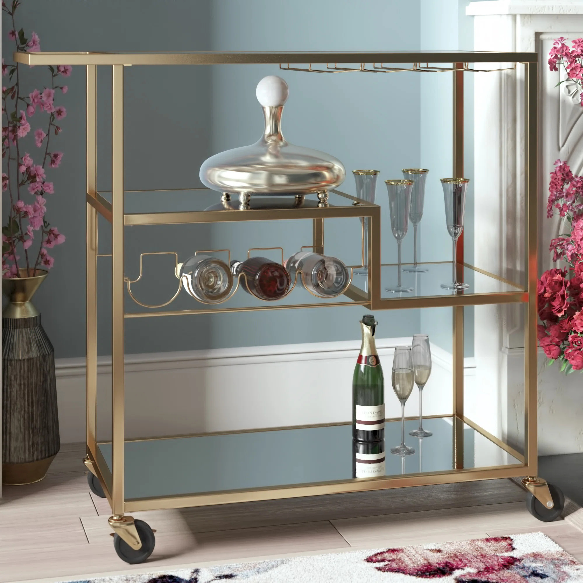 Kelly Clarkson Home Miranda Bar Cart & Reviews | Wayfair | Wayfair North America