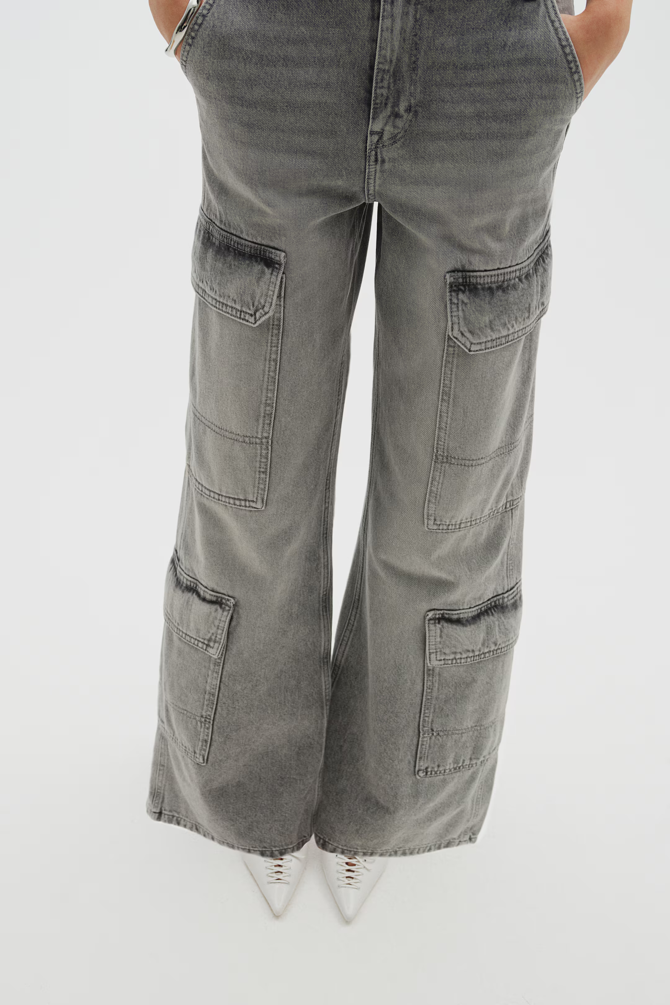 Denim Cargo Pants | H&M (US + CA)