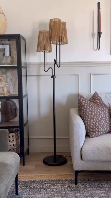 Rattan floor lamp, 3 light floor lamp, designer look for less, budget friendly home decor

#LTKStyleTip #LTKSaleAlert #LTKHome