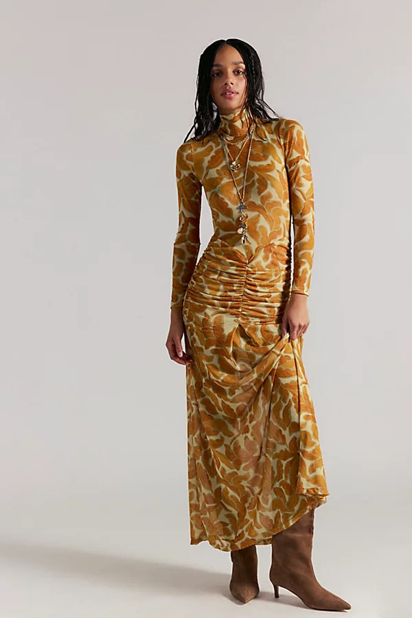 Nightcap Drop Waist Mesh Maxi Dress | Free People (Global - UK&FR Excluded)