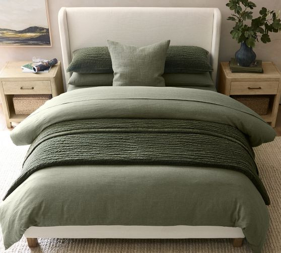 Belgian Flax Linen Duvet Cover | Pottery Barn (US)