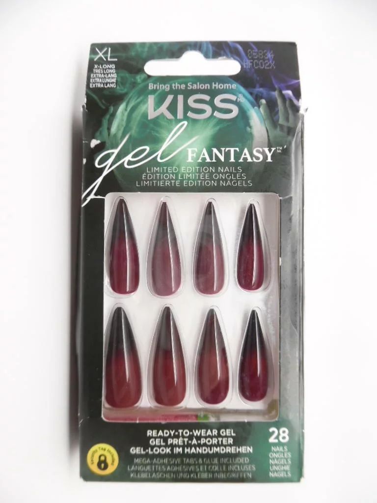 Kiss Gel Fantasy Limited Edition Halloween Fake Nails XL, Sleepless Night - 28ct | Walmart (US)