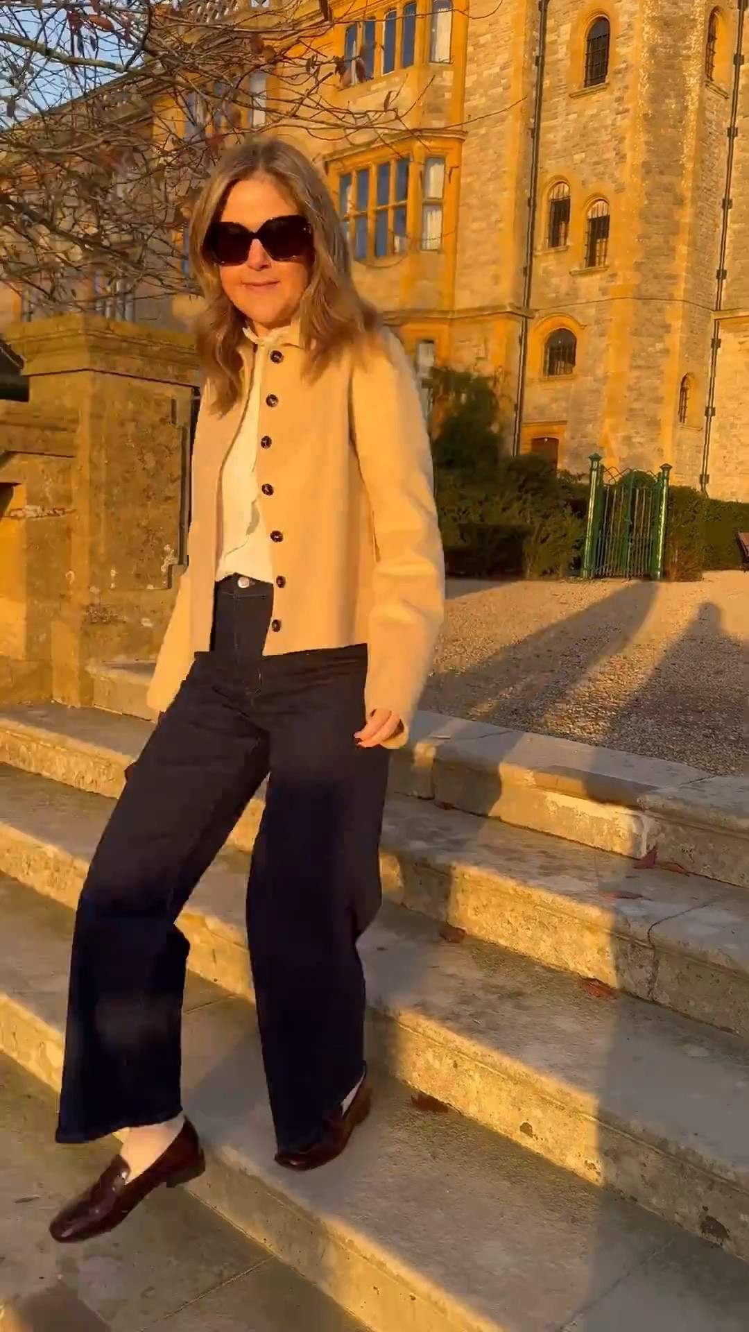 An outfit I wore to dinner during our vacation in the British countryside. This look is super versatile and works for a nice dinner or work! I love how this coat can be dressed up or down too. 

#LTKHoliday #LTKmomlife #LTKgrwm