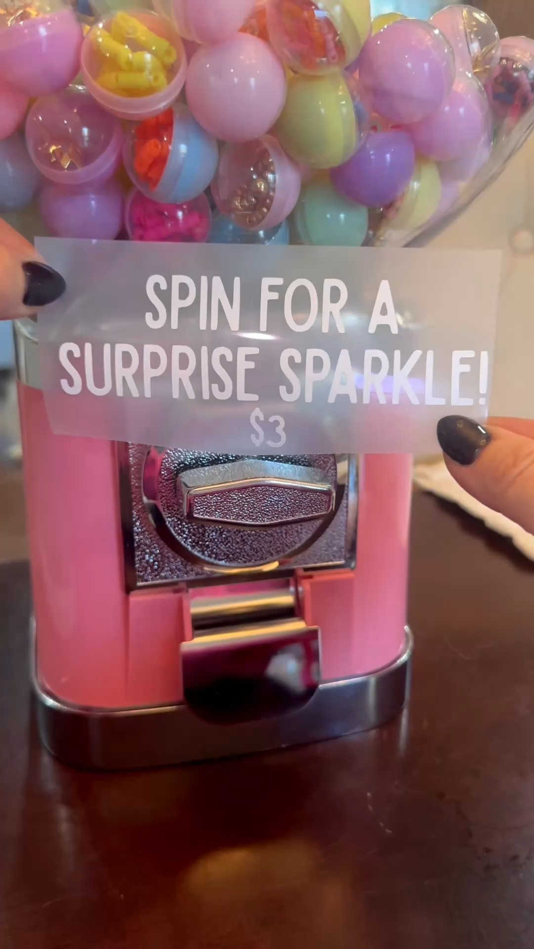 The gumball machine!