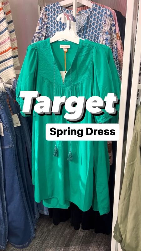 Target A-line spring dress. Comes in 3 colors! 

#LTKtravel #LTKSeasonal #LTKunder50