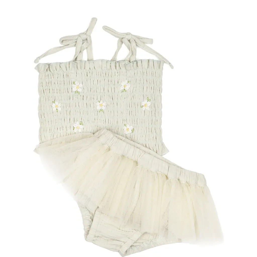 Wild Wawa Daisies Tutu Set in Seafoam at Nordstrom, Size 12-18M | Nordstrom