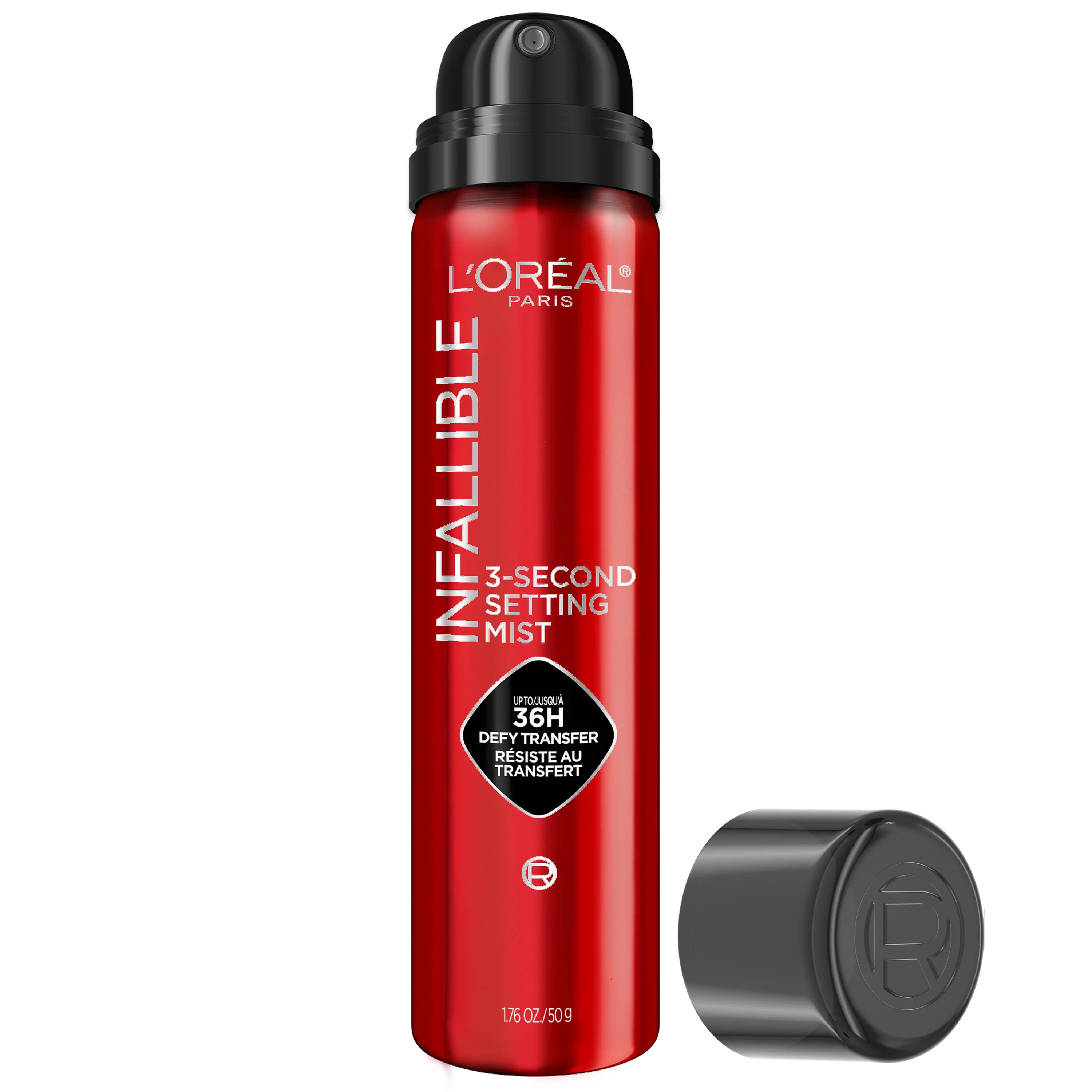 L'Oreal Paris Infallible 3- Second Setting Mist with Microfine, up to 36H Wear, Clear, 1.76 fl oz | Walmart (US)