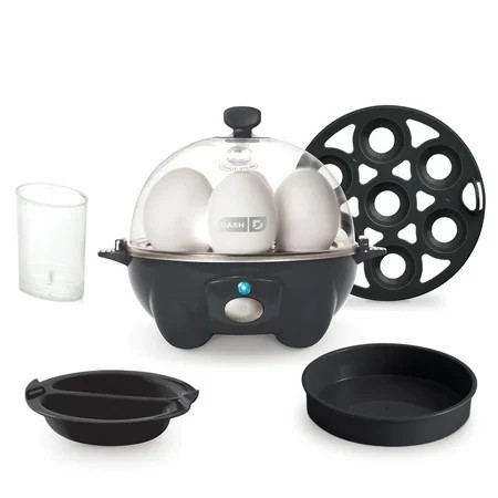 Dash Rapid Egg Cooker 7-Egg Capacity - Removable Trays to Boil, Poach, Make Omelettes, Black | Walmart (US)