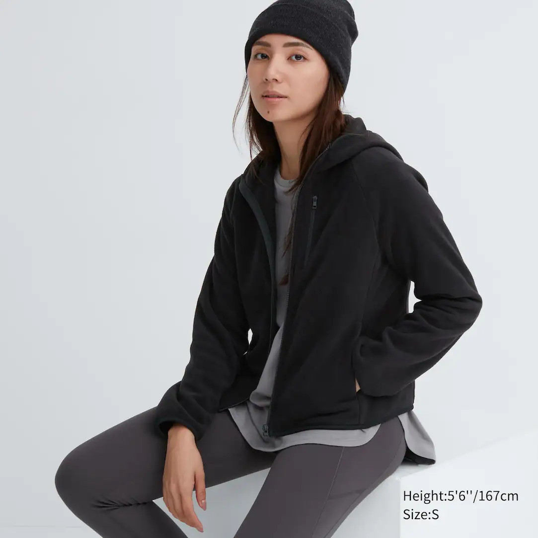 Polaire Légère Zippée À Capuche | Uniqlo FR
