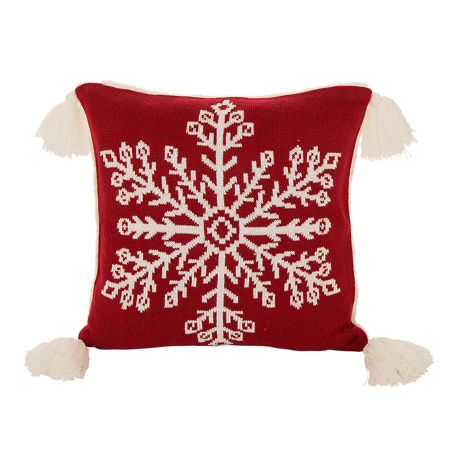 Glitzhome 18-in Christmas Pillow | Lowe's