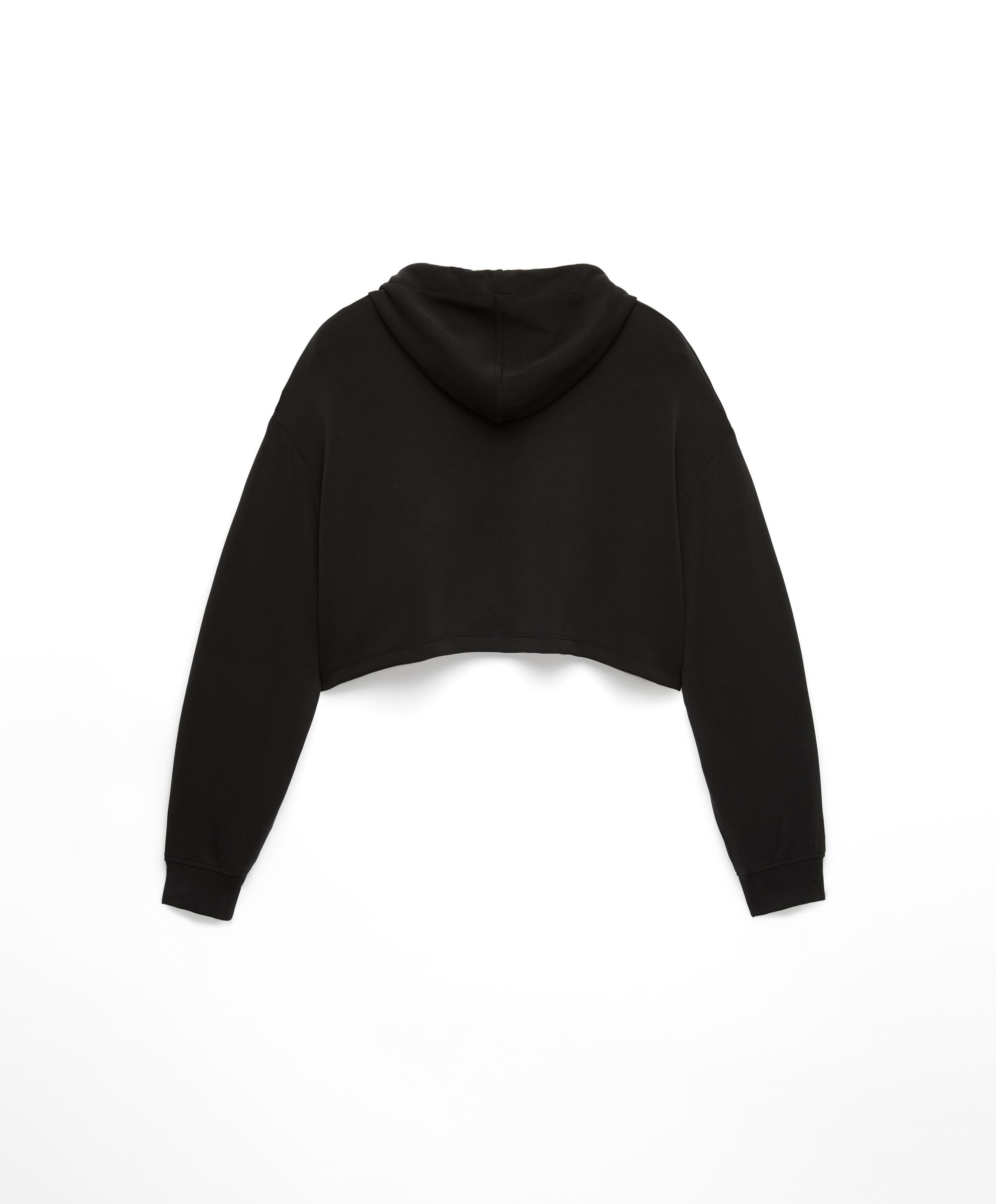 Crop hoodie with modal | OYSHO United States | OYSHO UK
