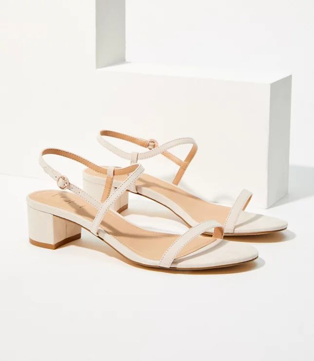 Strappy Block Heel Sandals | LOFT