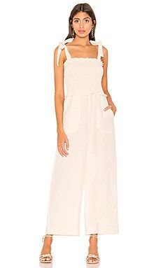 Linen Smocked Jumpsuit
                    
                    Rebecca Taylor | Revolve Clothing (Global)