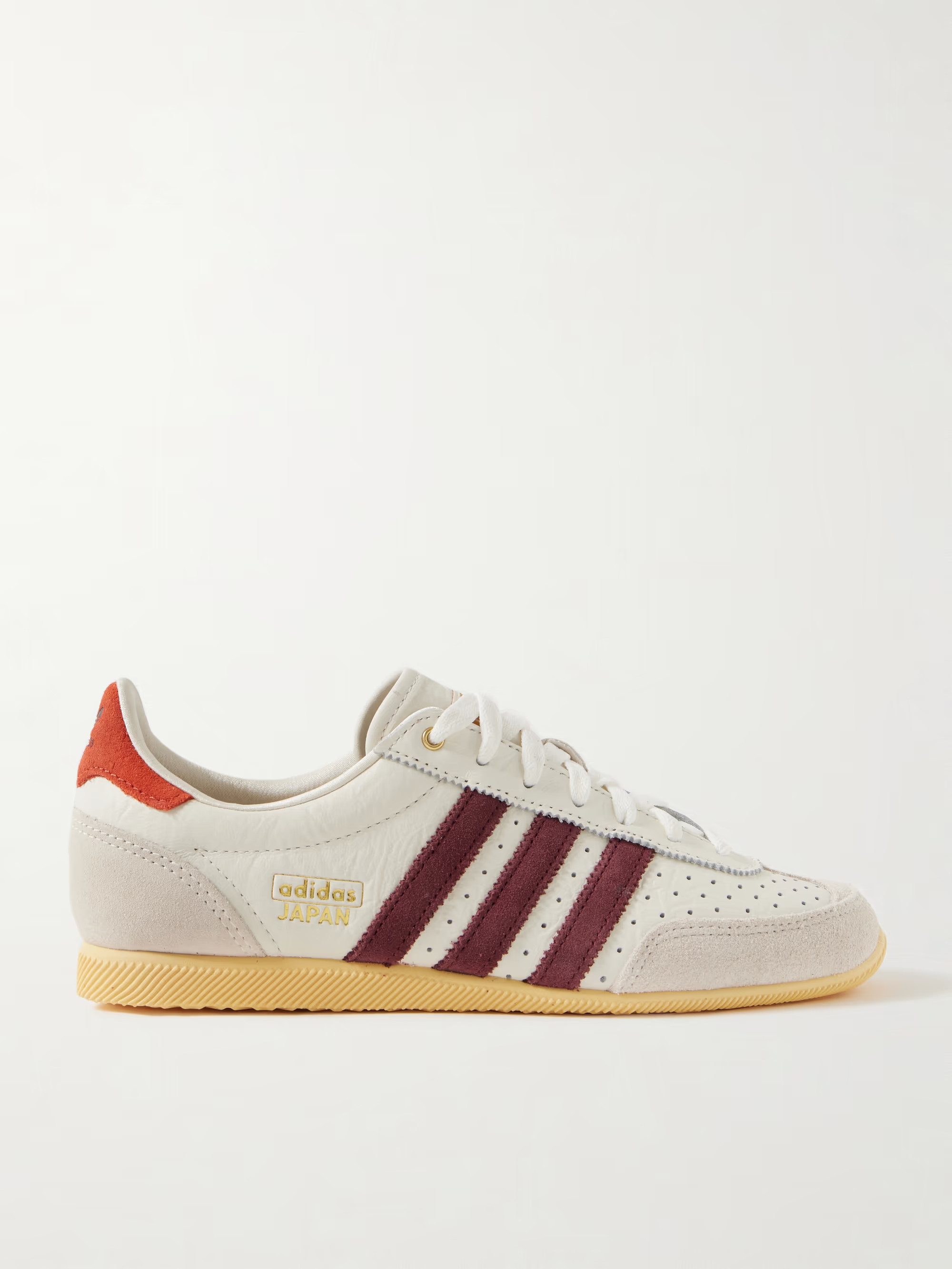 Japan suede-trimmed leather sneakers | NET-A-PORTER (UK & EU)