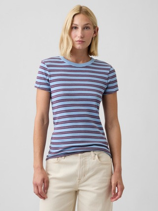 Ribbed Crewneck T-Shirt | Gap Factory