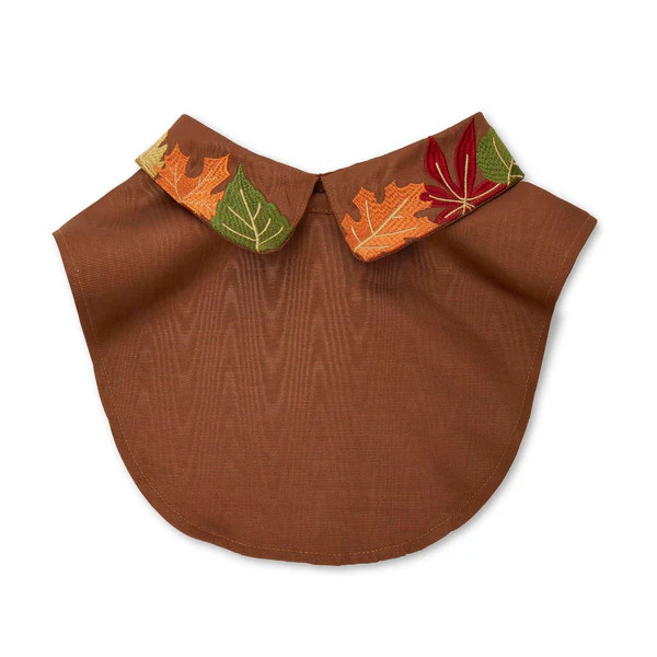 FALL FOLIAGE FALLING LEAVES EMBROIDERED COLLAR | LELE SADOUGHI