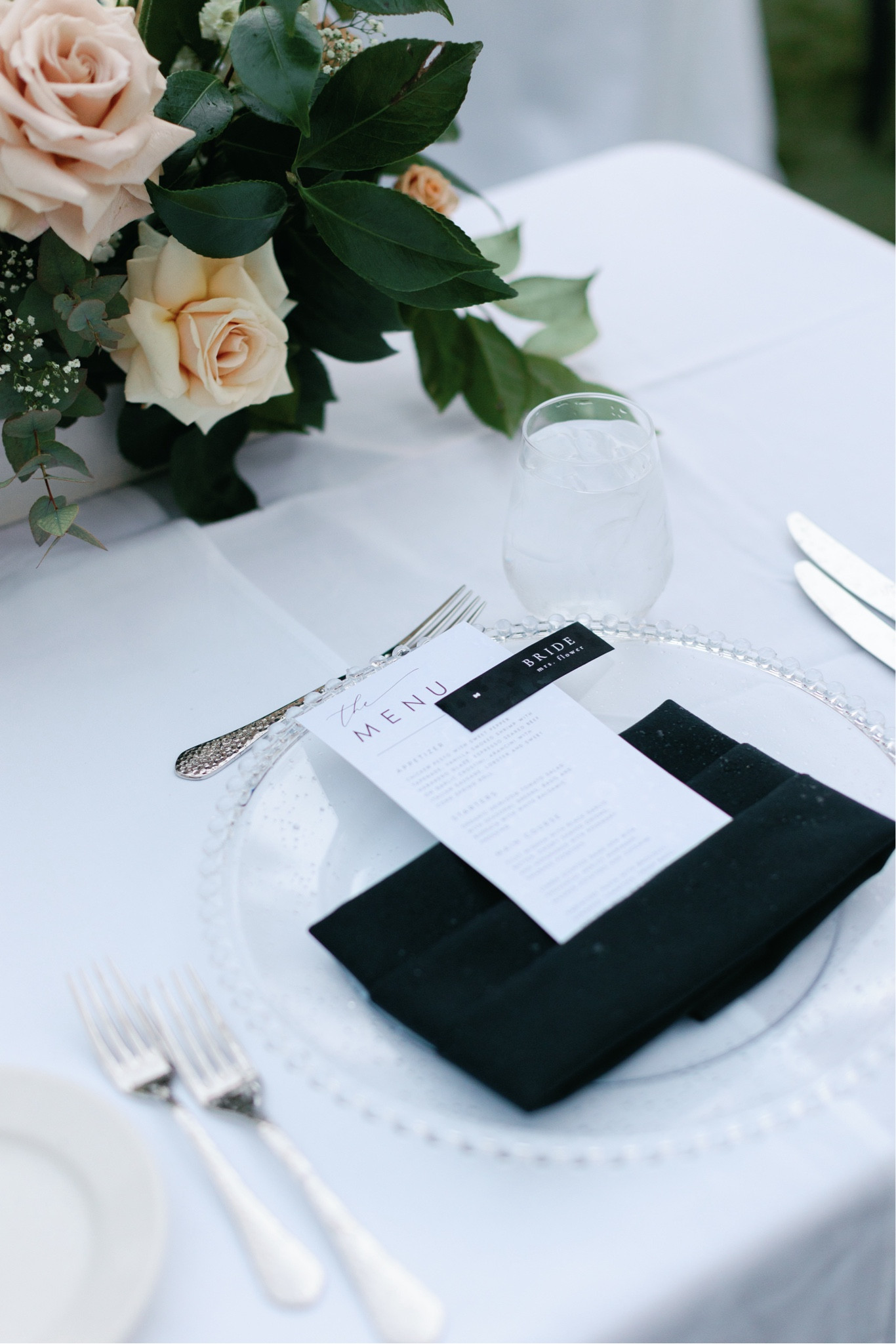 beaded charger plates from Amazon and menu & name tag I ordered from Etsy!

#LTKFindsUnder100 #LTKParties #LTKWedding