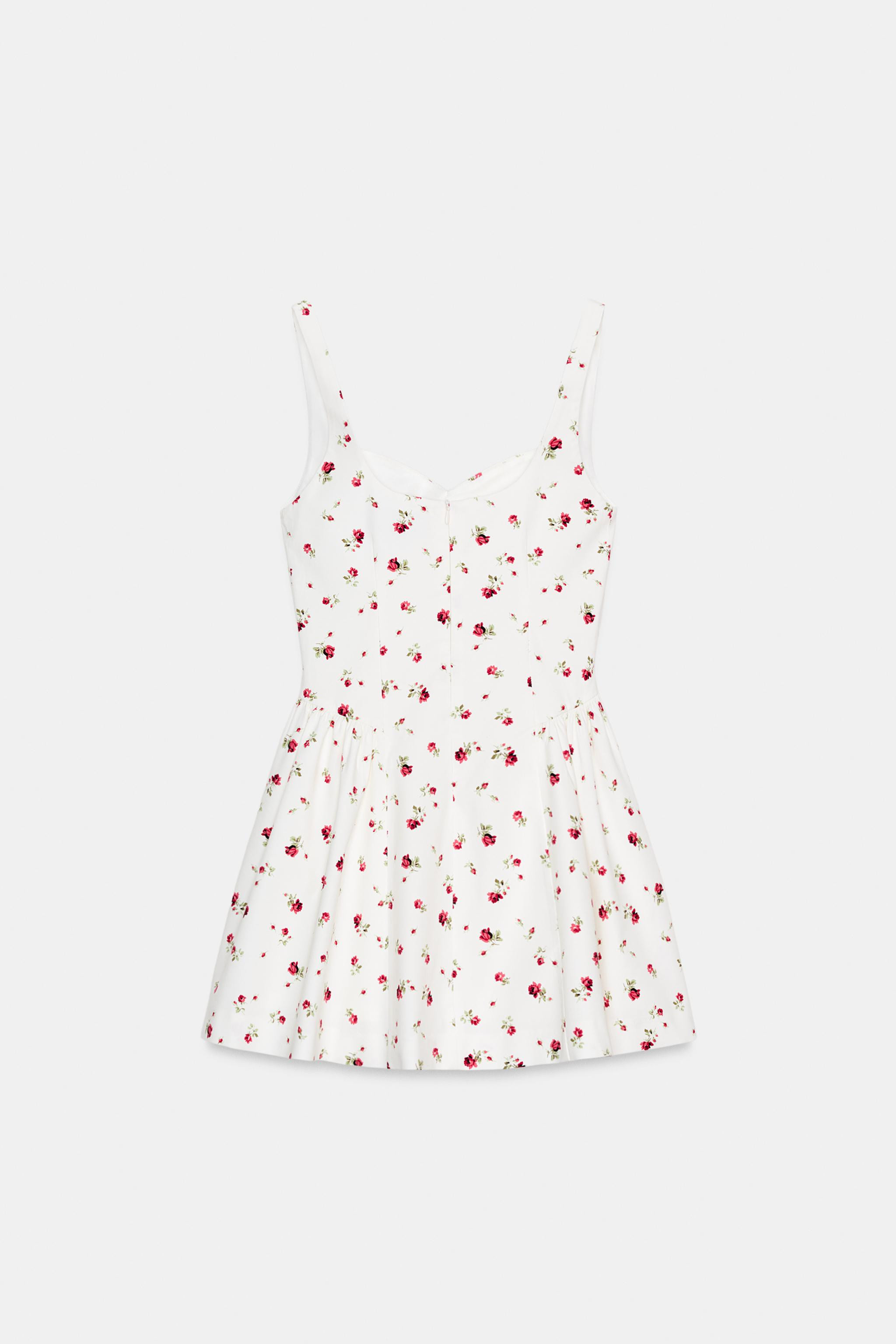 FLORAL PRINT VOLUME DRESS | Zara US