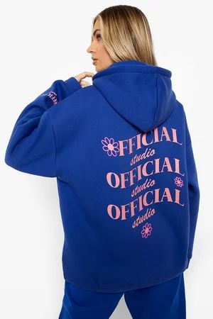 Back Multi Print Oversized Hoodie | Boohoo.com (US & CA)