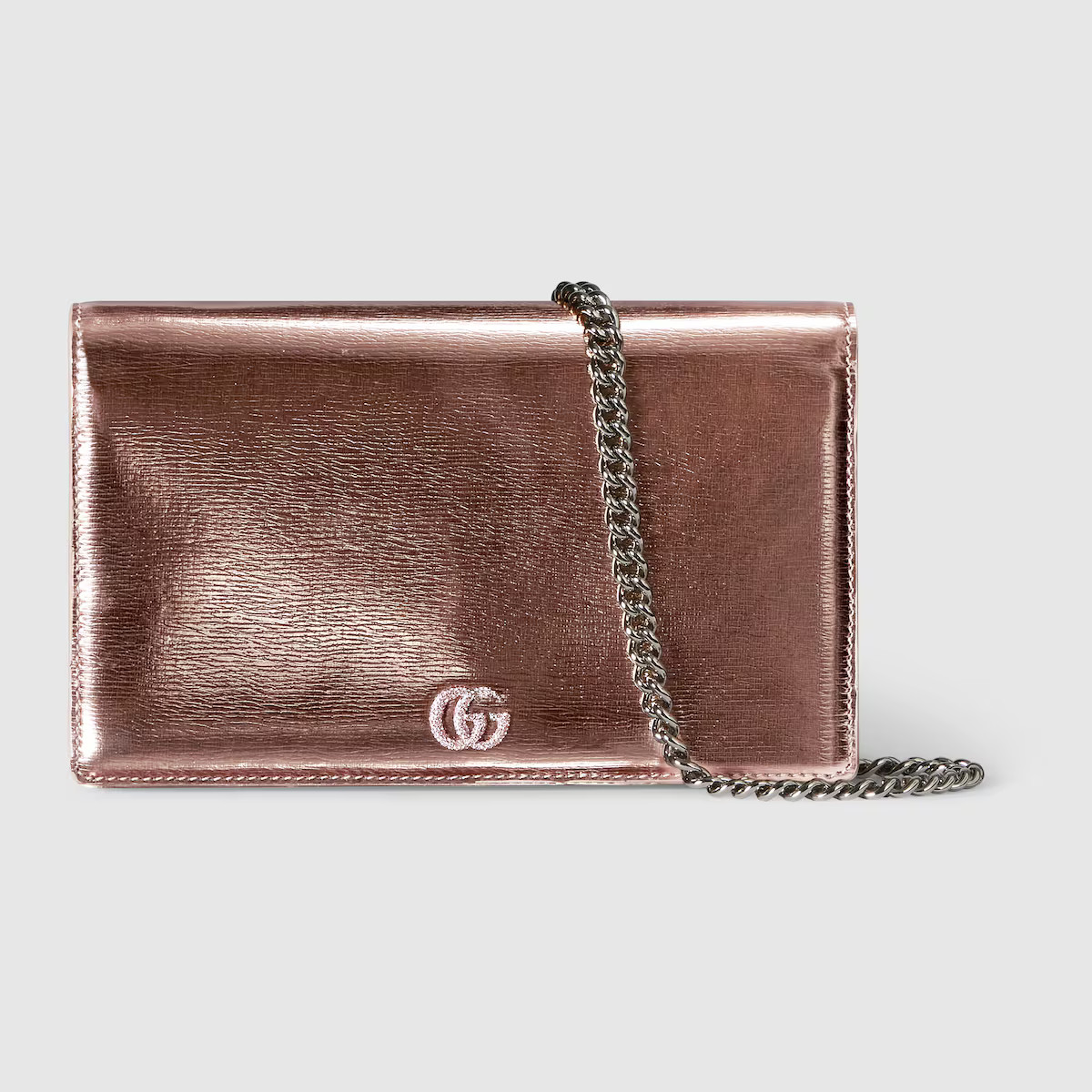 Gucci - Bi-color GG Marmont wallet on chain | Gucci (US)