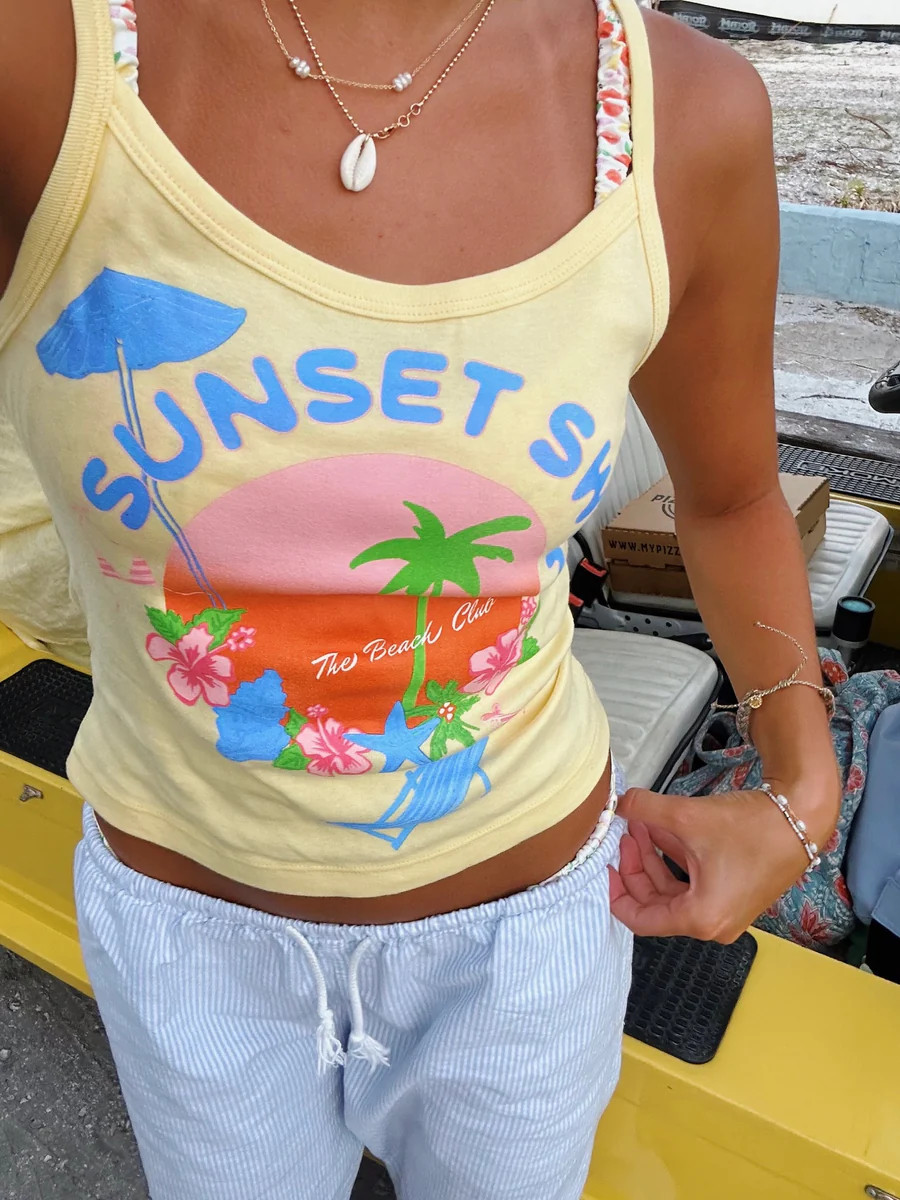 Sunset Swim Tank | The Beach Club Shop