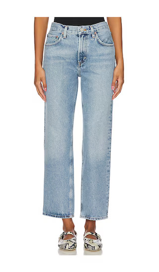 Valen Mid Rise Vintage Straight Jeans in Harmonic | Revolve Clothing (Global)