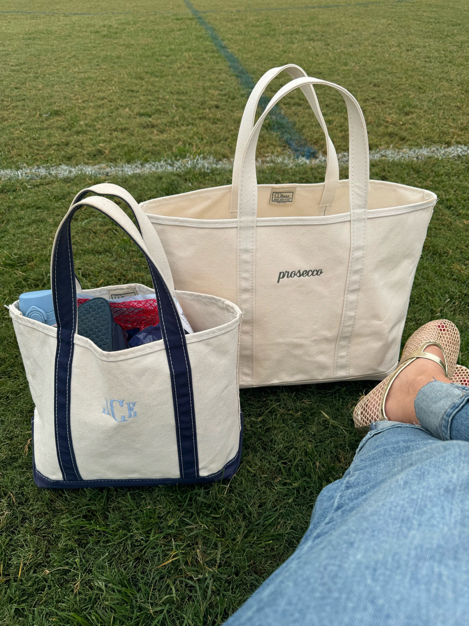 Boat tote in a medium and large. Large is huge - great for pool bag or road trip bag. Medium is great for everyday  

#LTKItBag #LTKShoeCrush