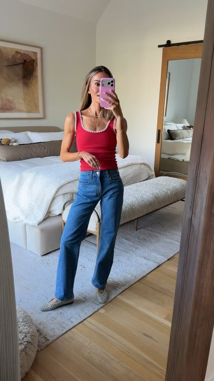 Jeans + tank for on major sale today! 💗

#LTKSaleAlert