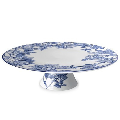 Caskata Arbor Cake Stand, Blue, Non-Monogrammed | Williams-Sonoma