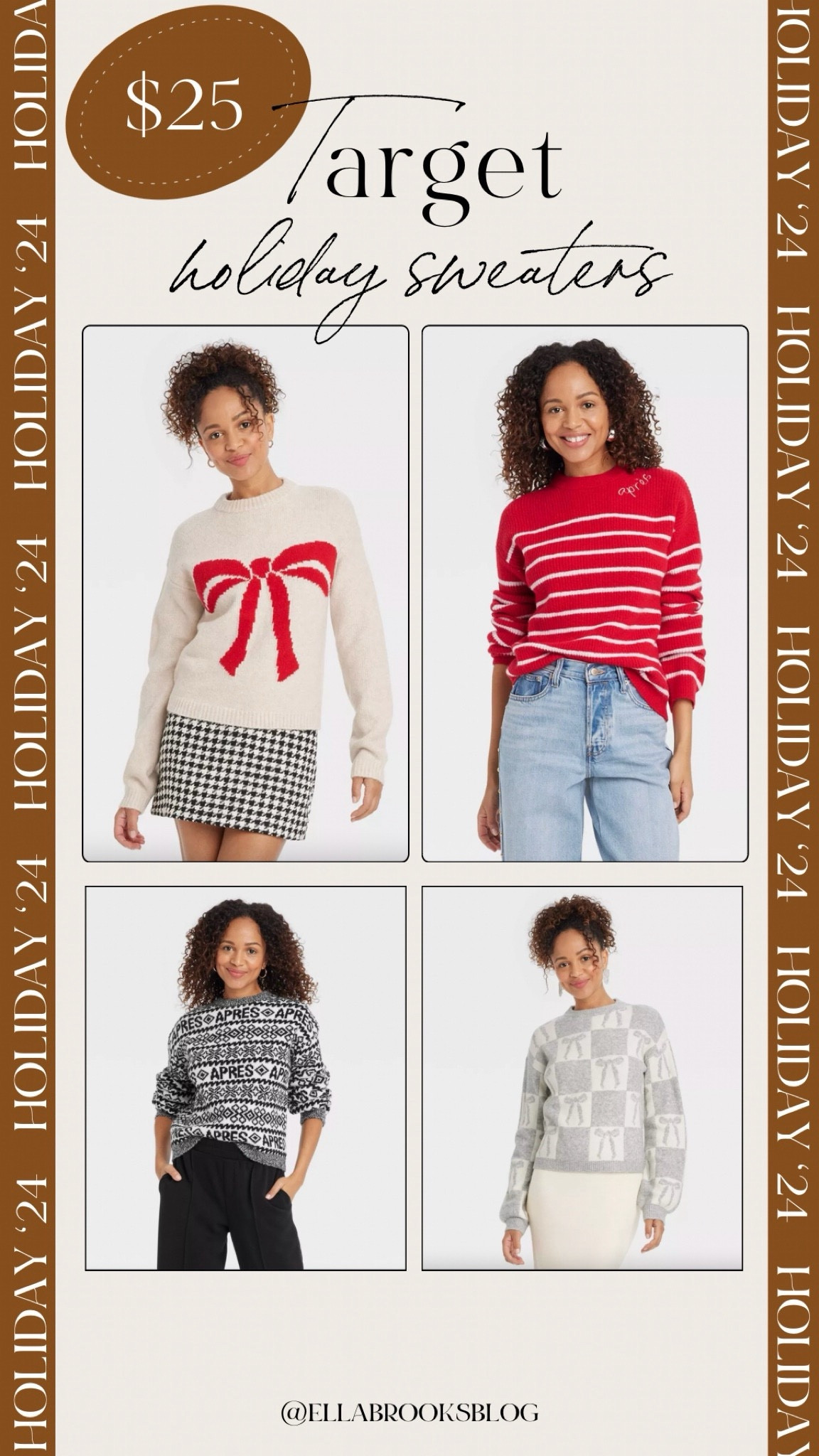 Target holiday sweaters 40% off!


Christmas sweater, bow sweater, holiday outfit inspo

#LTKHoliday #LTKSaleAlert #LTKCyberWeek