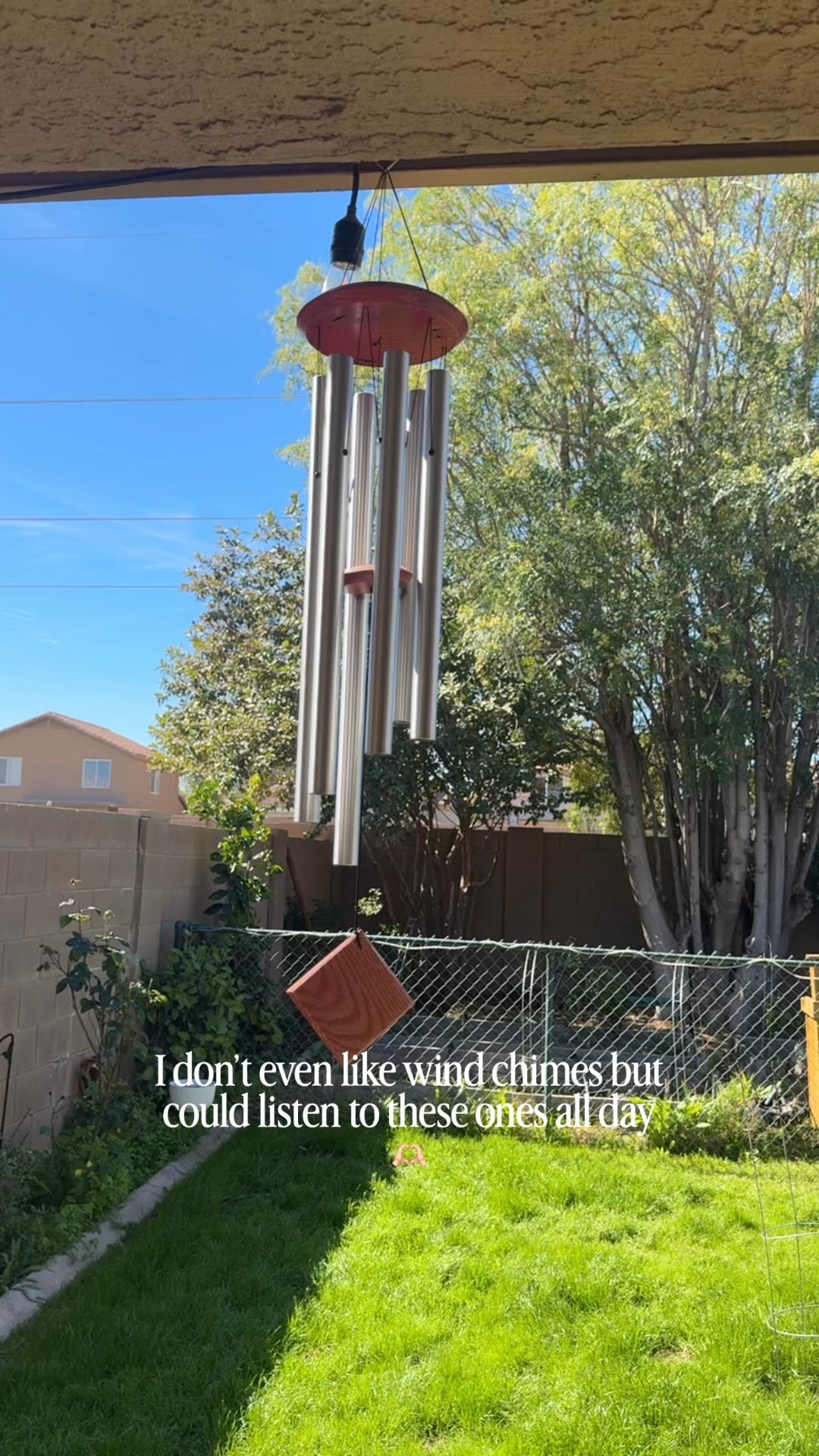 I could listen to these Woodstock wind chimes all day so relaxing, not high-pitched and annoying. They actually sound musical. I purchased these myself.
