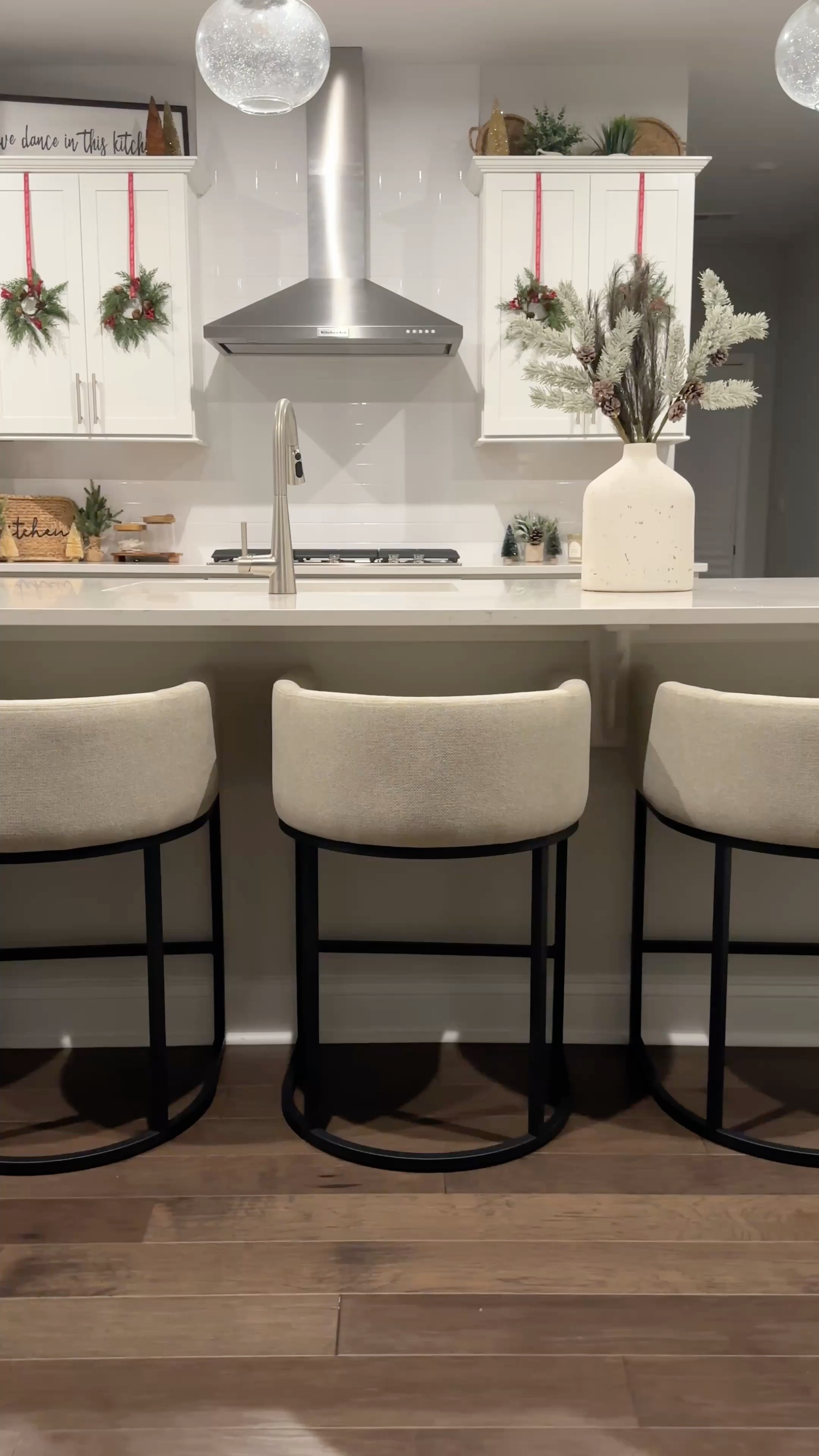 These counter stools go so well in my space! 

 #LTKHome