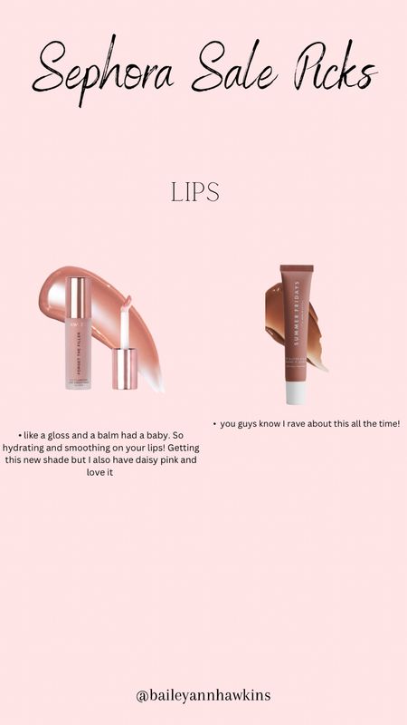 Sephora Sale Picks! Lips 

#LTKbeauty #LTKxSephora